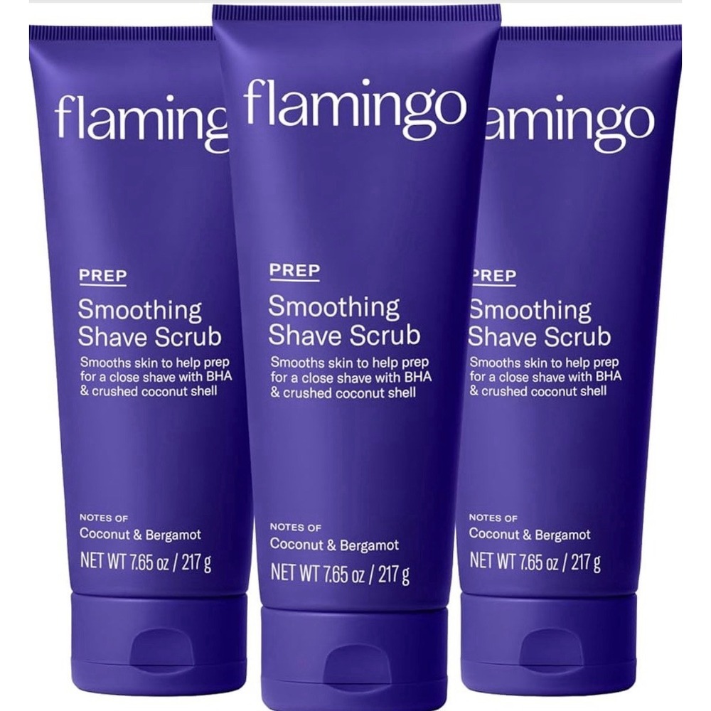 Flamingo Exfoliating Body Scrub for Women, Pre-Shave Body Scrub with BHA 7.65 OZ